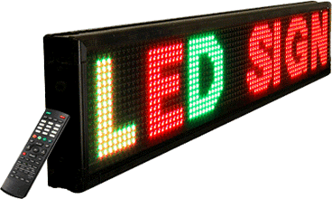 Tri-Color Programmable LED Signs